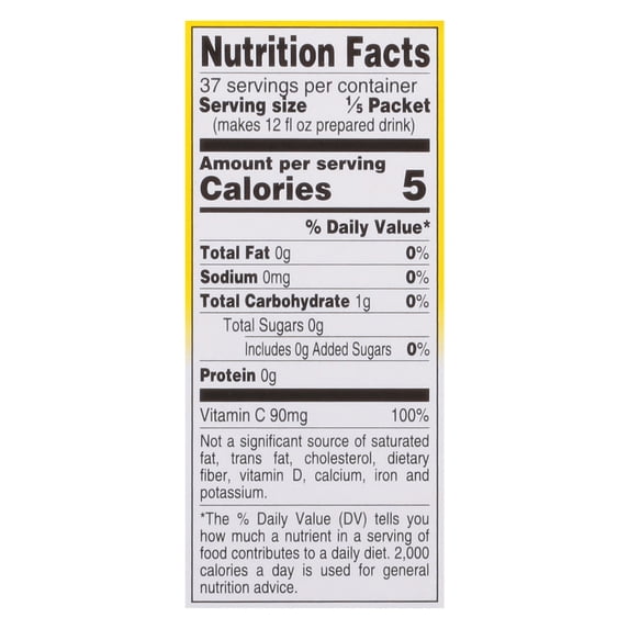 4C® Totally Light® Sugar Free Decaffeinated Lemon Iced Tea Mix 7 ct Packets
