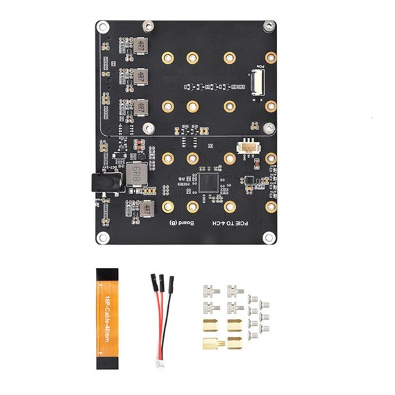 4CH M.2 NVMe to SSD Adapter Split Card Support 2280/2260/2242/2230 M.2 NVMe SSD