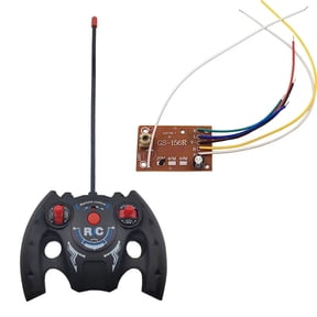 4CH RC 27MHz Circuit Remote Control PCB Transmitter and Receiver Board with Antenna Radio System Car Accessories