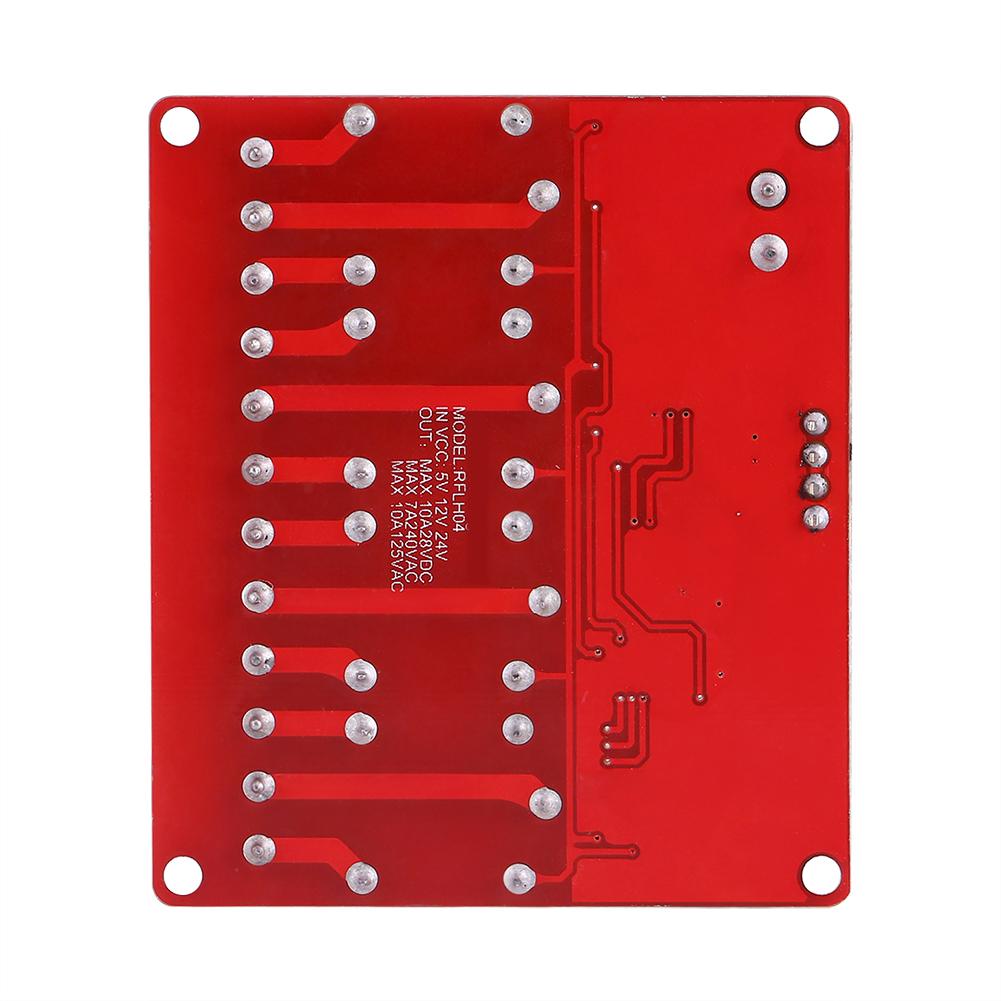 4CH Wireless Remote Control Switch Learning Intelligent Module Relay Receiver 4Key RF