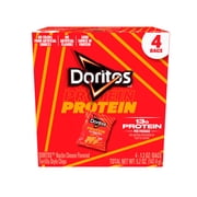 Doritos Protein Nacho Cheese Tortilla Chips Bag 5.2 oz Multipack