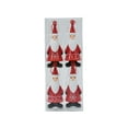 thumbnail image 1 of Red and White Mini Santa Christmas Ornaments, 4 Count, by Holiday Time, 1 of 5
