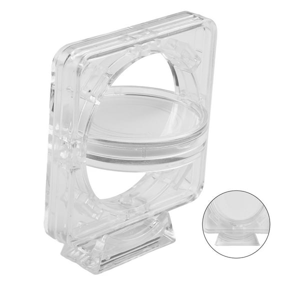 4Cm Acrylic Coin Display Case Transparent Protective Box For Commemorative Medals 25Mm 27Mm 30Mm 40Mm Round Tokens Storage
