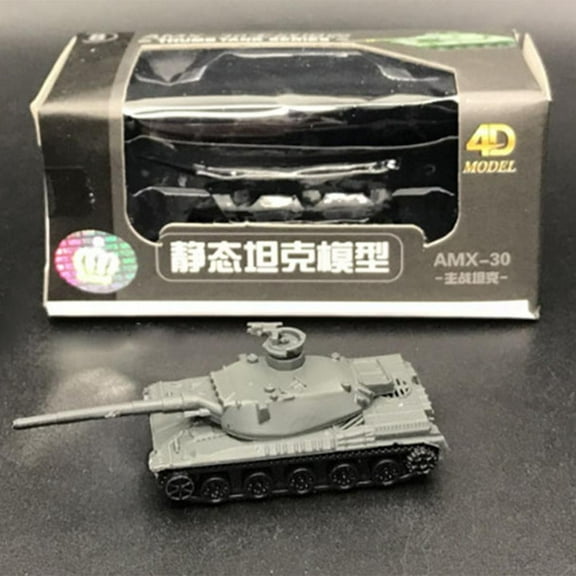4D 1/144 8pcs Assemble Tank 4D Tank Plastic Model Kit Toy