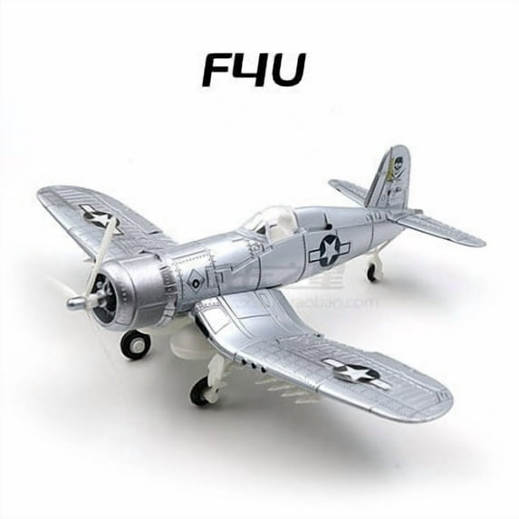 4D 1/48 WW II Fighter BF-109 Spitfire F4U Hurricane P-51 Assembly Puzzle Model Military Airplane Toy