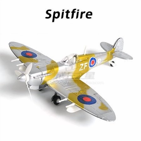 4D 1/48 WW II Fighter BF-109 Spitfire F4U Hurricane P-51 Assembly Puzzle Model Military Airplane Toy