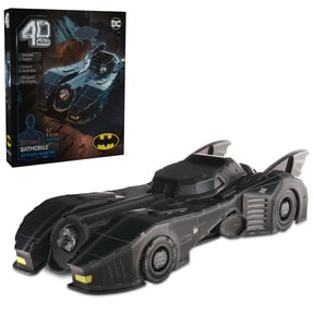 4D Build, DC Batman Retro Batmobile 3D Puzzle Model Kit with Stand 202 Pcs
