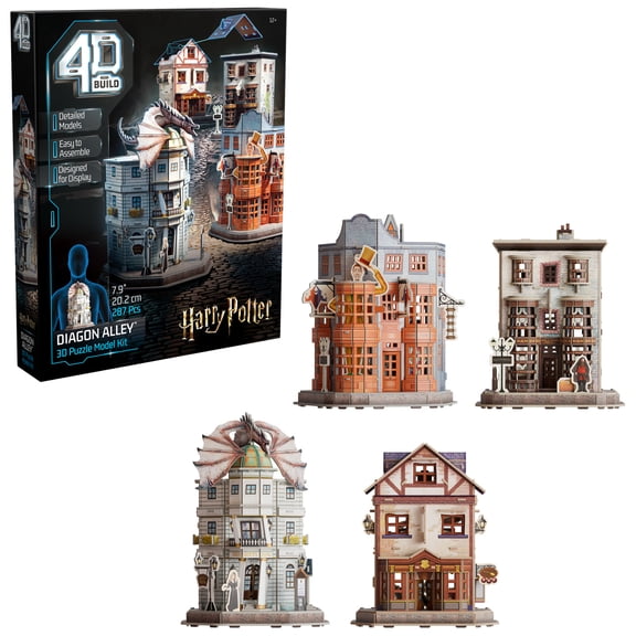 4D Build, Harry Potter Diagon Alley 3D Cardstock Model Kit