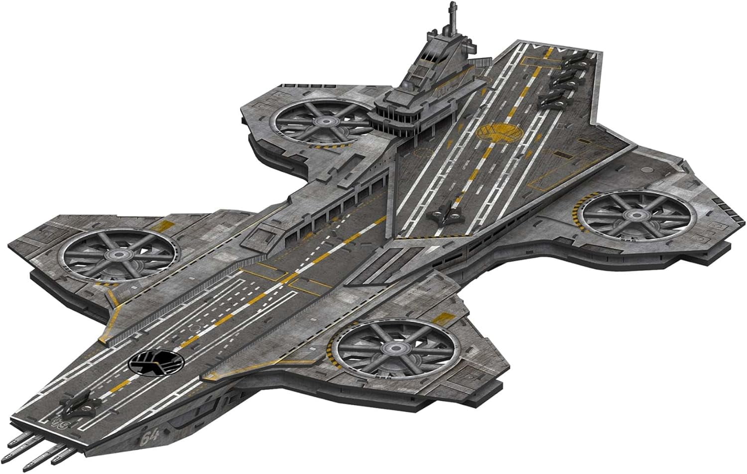 MARVEL S.H.I.E.L.D. ヘリキャリア 3Dパズル Amazon.com: 4D Build, Marvel Studios Avengers Helicarrier
