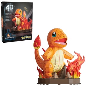 4D Build, Pokmon Charmander 3D Model Kit, Pokmon Figure, Kanto First Partner Collection, Desk Dcor, 241 Pieces, Gift Ideas for Ages 12 & Up