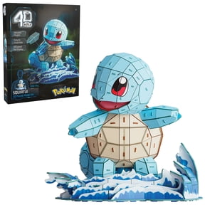 4D Build, Pokmon Squirtle 3D Model Kit, Pokmon Figure, Kanto First Partner Collection, Desk Dcor, 180 Pieces, Gift Ideas for Ages 12 & Up