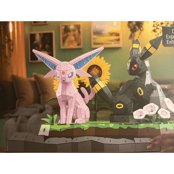 Spinmaster 4D Build Pokemon Espeon & Umbreon Set