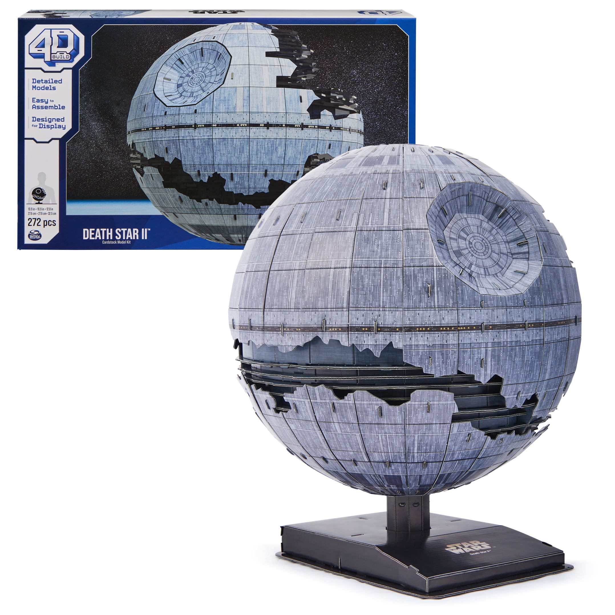 4D Build, Star Wars Deluxe Death Star II Cardstock Model Kit