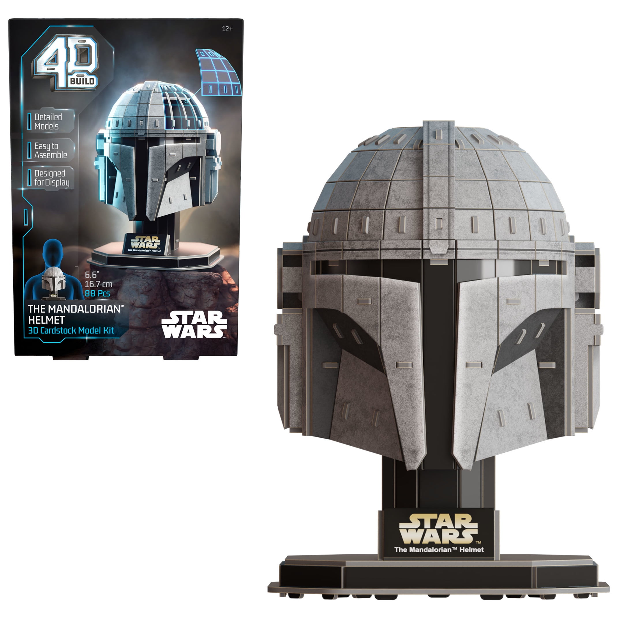 Master Star Wars Mandalorian Boba Fett Helmet - 4D Build Kit
