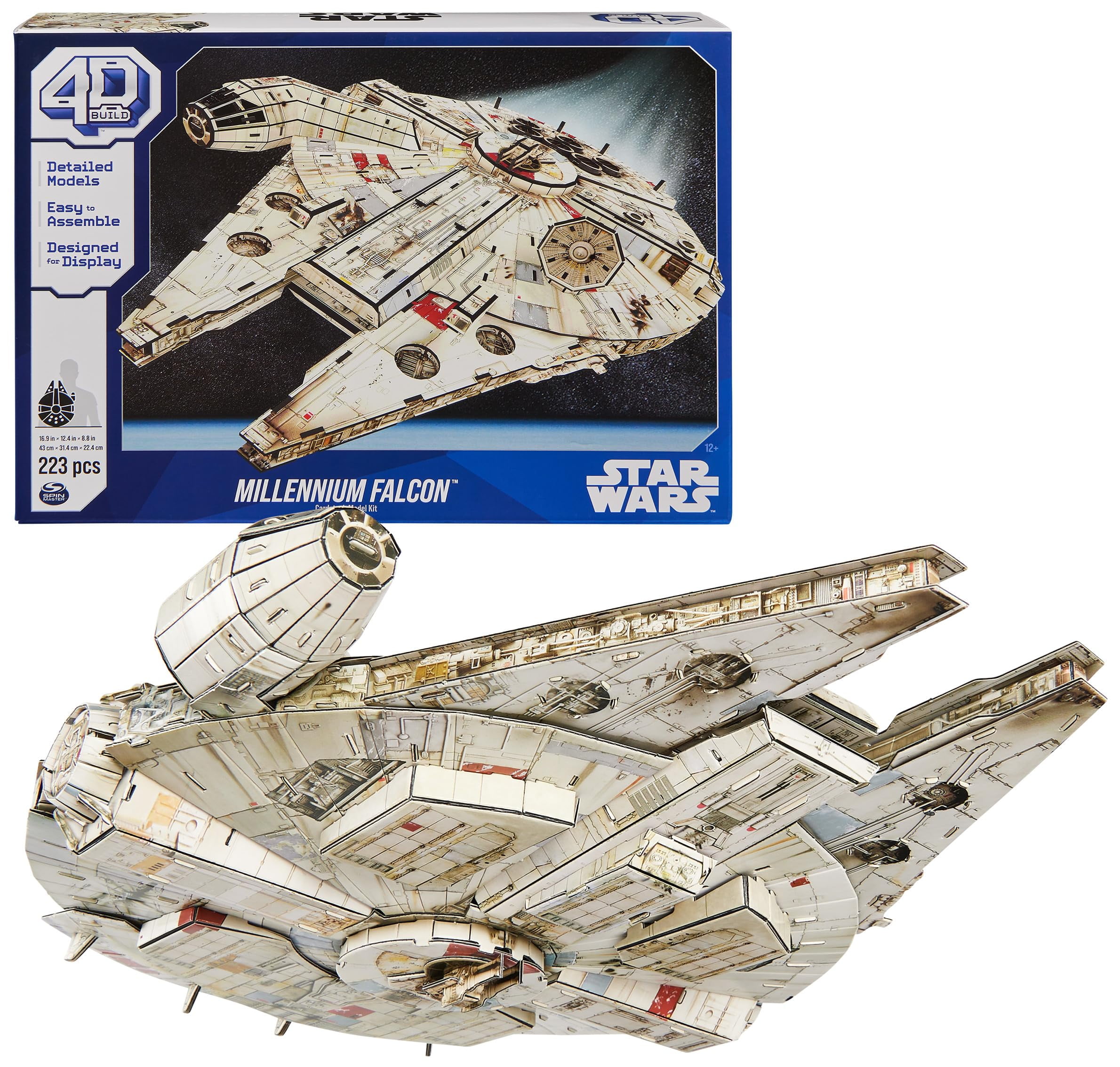 Star Wars Millennium Falcon 4D Build 3D Model Kit