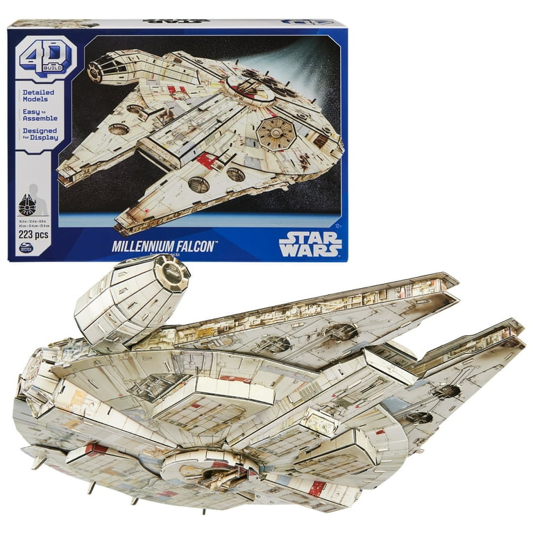 Falcon Spaceship Star Wars Original Millennium Falcon Toy 4D
