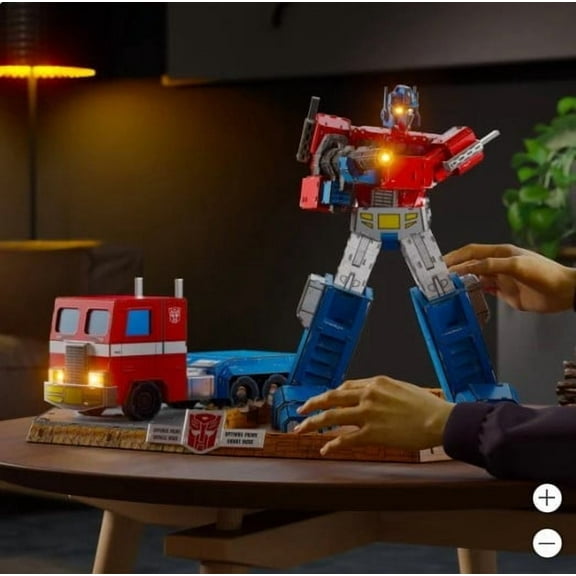4D Build: Transformers Optimus Prime & Truck 3D Model Kit Puzzle