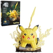4D Build, Pok mon Pikachu 3D Model Kit, Pok mon Figure, Kanto First Partner Collection, Desk D cor, 201 Pieces, Gift Ideas for Ages 12 & Up