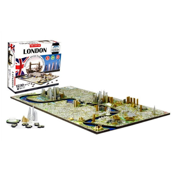 4D Cityscape: 4D London Cityscape Time Puzzle (Other)