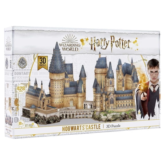4D Cityscape Harry Potter - Hogwarts Castle Wizarding World 3D Puzzle, 428 Pieces