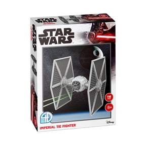 4D Cityscape Star Wars - Imperial TIE Fighter Paper Model Kit: 116 Pcs