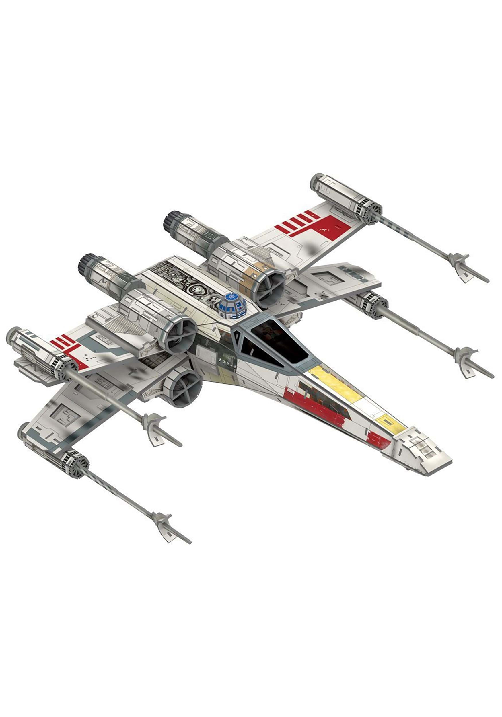 4D Cityscapes Star Wars X-Wing Star Fighter T-65B Paper Model Kit