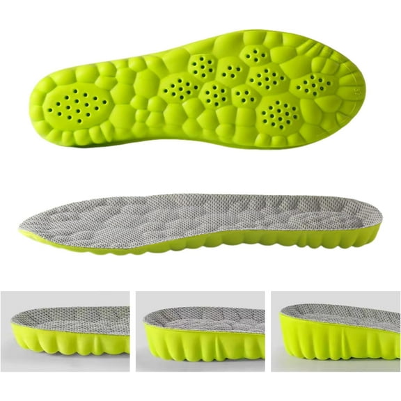 4D Cloud Height Increase Insoles - Soft Memory Foam Shoe Insoles for Men & Women, 3 Lift Levels, Trim-to-Fit, Breathable & Cushioned Comfort Inserts