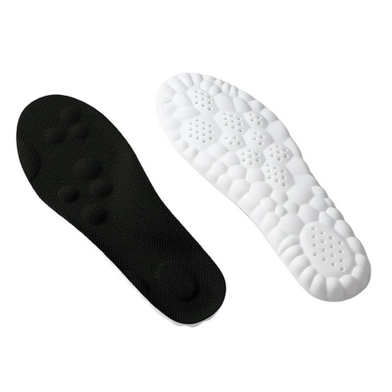 4D Cloud Insoles for Men and Women, Arch Support Insoles, Memory Foam Insoles, Shock Absorption and Cushioning Sports Shoe Insoles for Foot & Joint Support, Work Boot Insoles