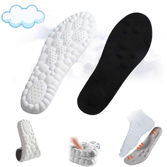 4D Cloud Technology Insole, 4D Ultra Comfort Insoles, Revolutionary Orthopedic Insole, Plantar Fasciitis Feet Insole