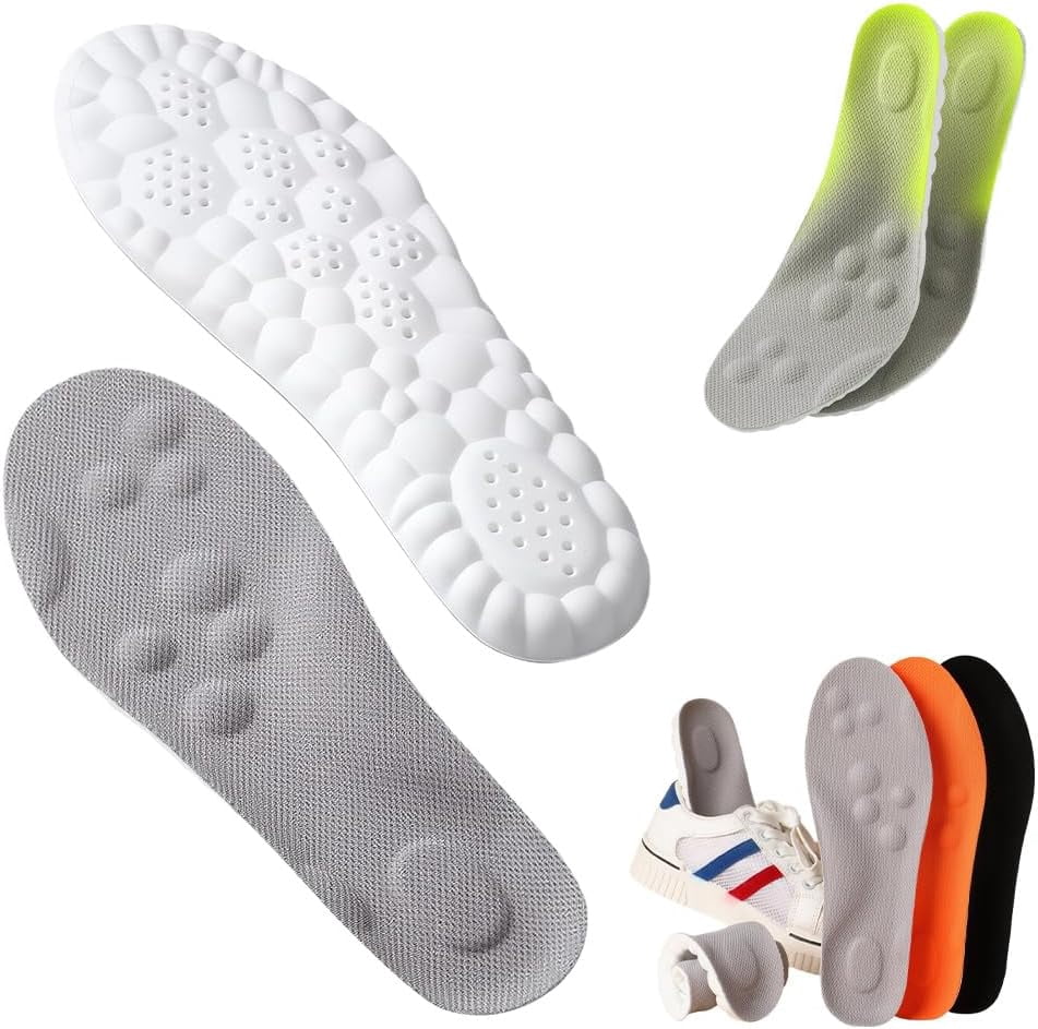 4D Cloud Technology Insole, New Breathable Soft Foam Shoe Insole for ...