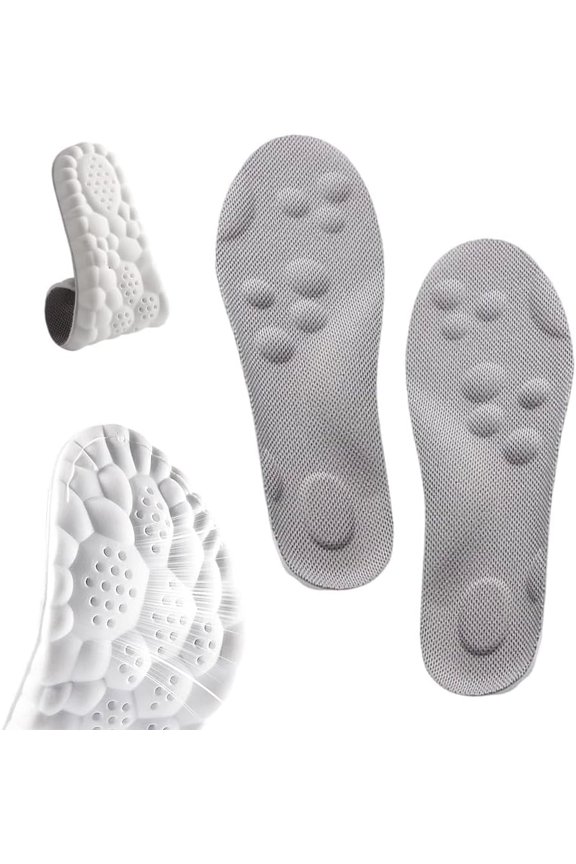 4D Cloud Technology Insole, Super Soft Revolutionary Orthopedic Insole, High Elastic u-Shaped Ultra Comfort Insole Breathable Shock Absorption Insoles for Foot & Joint Support