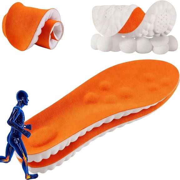 4D Cloud Technology Soles Insoles - Super Soft Orthopedic with Arch Support for Men & Women, Shoe Boot Inserts, Suitable for Relieving Foot Fatigue