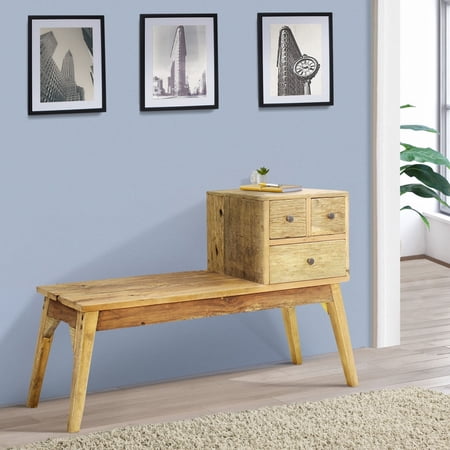 Java Bench With Drawers