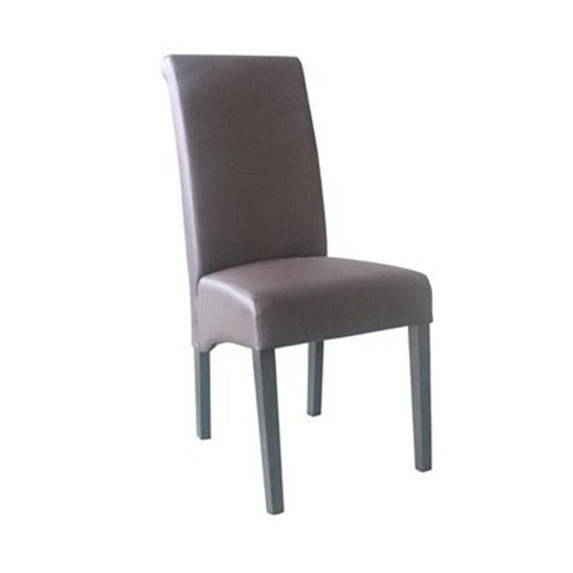 4D Concepts 824059 Sleek High Back Parsons Dining Chair