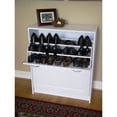 thumbnail image 1 of 4D Concepts Deluxe Double Shoe Cabinet-Finish:White, 1 of 2
