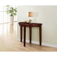 thumbnail image 1 of 4D Concepts Springfield Flip Half Moon Dining Table in Antique Oak, 1 of 4