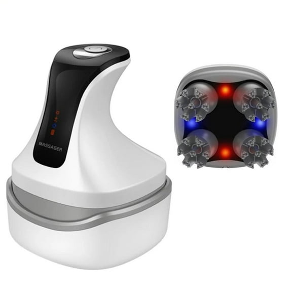 4D Electric Scalp Head Massager Health Care Red Blue Light For Hair Growth Products Antistress Kneading Head Scratcher