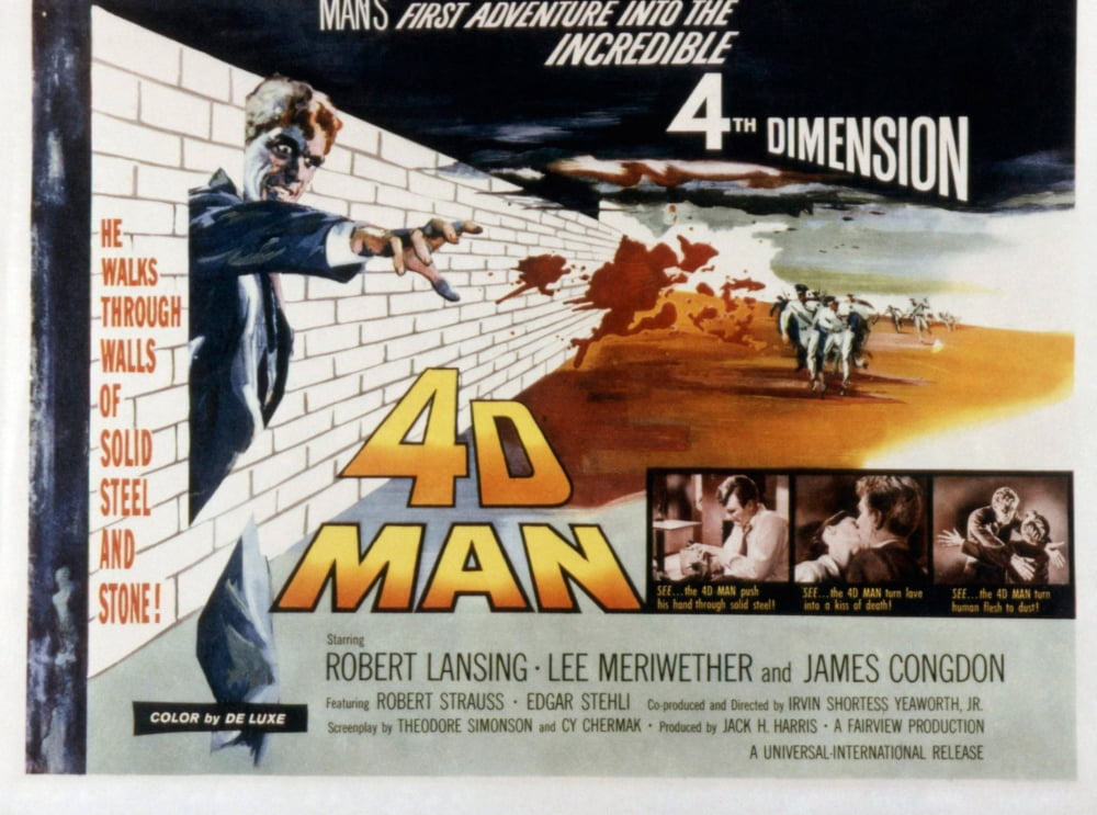 4D Man Canvas Art -  (28 x 22)