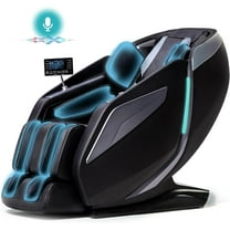 4D Massage Chair: Full Body Zero Gravity Massage with SL Track Black
