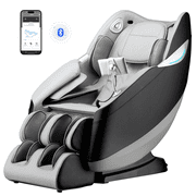 Upgo 4D Massage Chair with APP Control,55 SL Track,3 Zero Gravity Modes,Leather