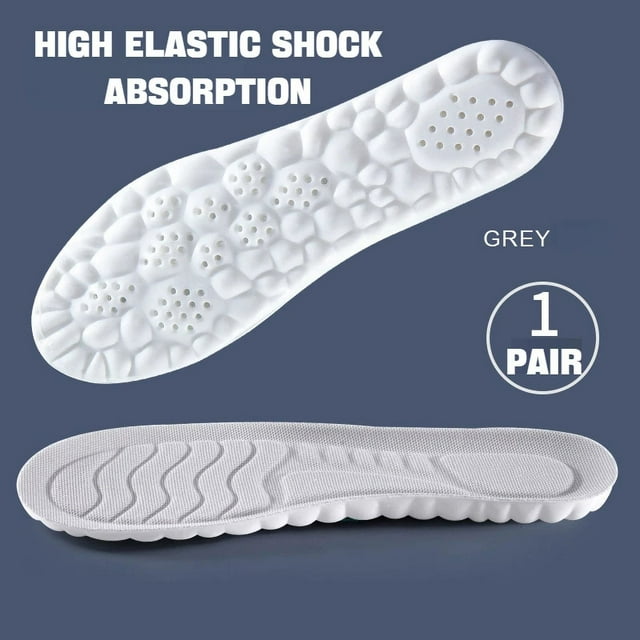 4D Massage Shoes Insoles Super Soft Latex Sports Insole for Feet Running Basket Shoe Sole Arch