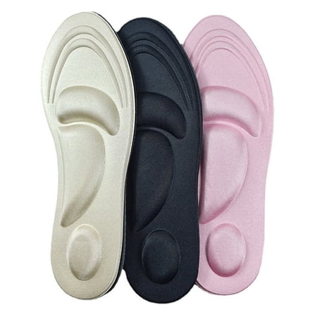 4D Memory Foam Shoes Insole Breathable Pain Massage Fasciitis Insoles Feet Arch