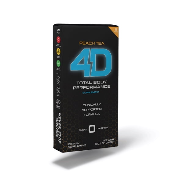 4D Peach Tea 5 unit box