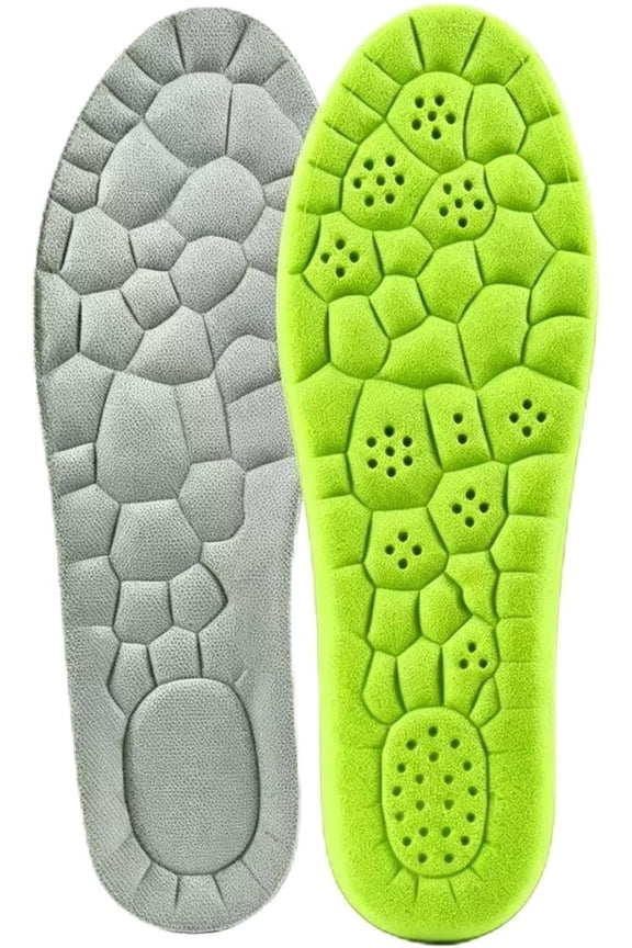 4D Pickleball Insoles for Men & Women Memory Foam Cloud Shoe Inserts, Arch Support Cushioning Trim to Fit for Foot Fatigue Relieffor Daily Walking and Standing
