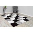 thumbnail image 1 of 4D Shaggy Rug Hand Carved Plush Thick Modern Contemporary Abstract For Living Room Bedroom 6493 (5'2"x7'5",Grey), 1 of 6