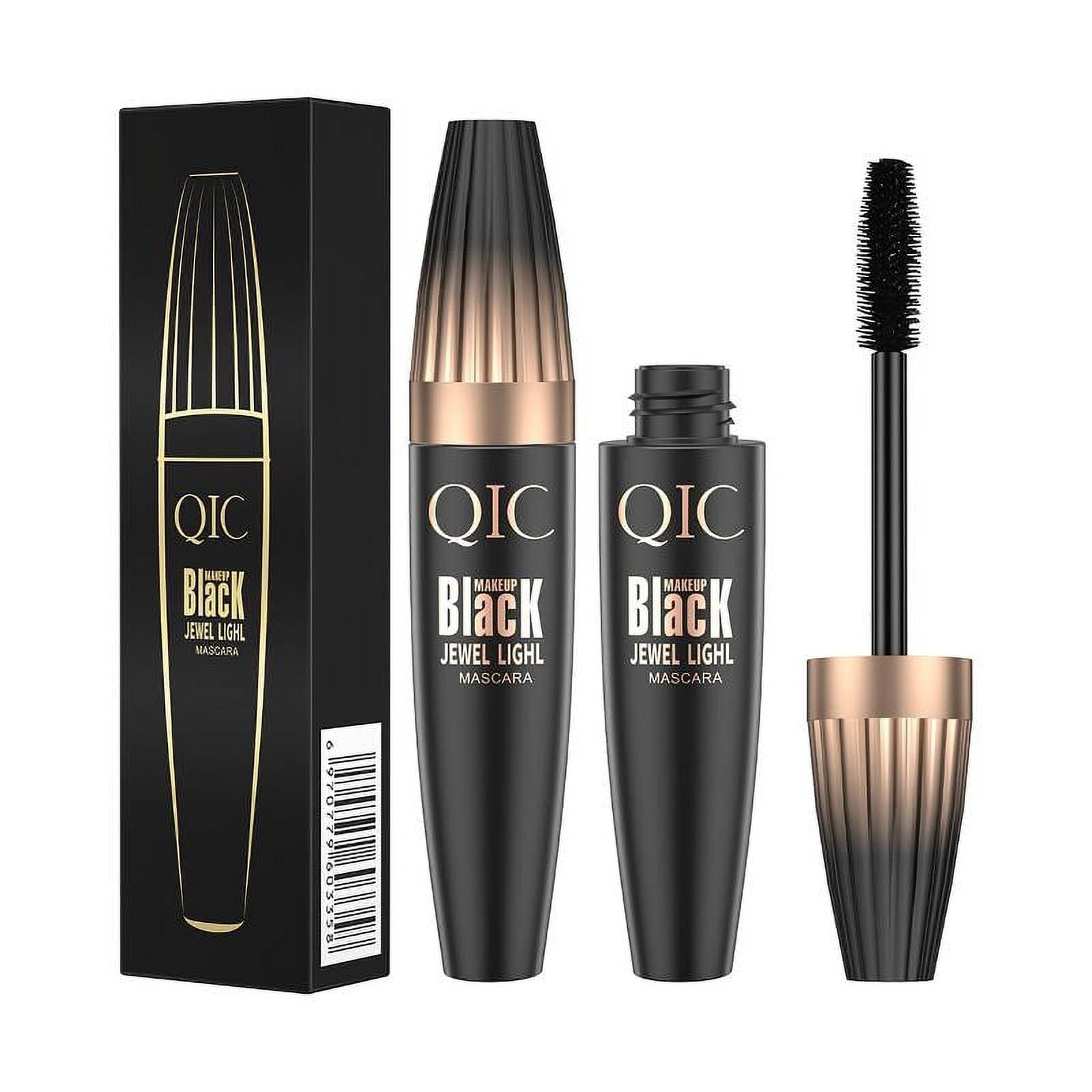 4D Silk Fiber Eyelash Mascara,Extra Long Thick and Voluminous Lash