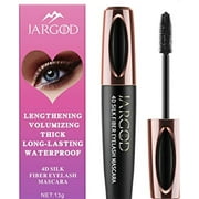 4D Silk Fiber Mascara   Waterproof, Volumizing, Long-Lasting Smudge-Proof Lash Extension Makeup for Thick, Full Eyelashes
