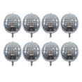 thumbnail image 1 of 4D Silver Foil Balloon, Smoother Surfaces 8Pcs Silver Leaf Balloons For Dance Clubs, 1 of 8