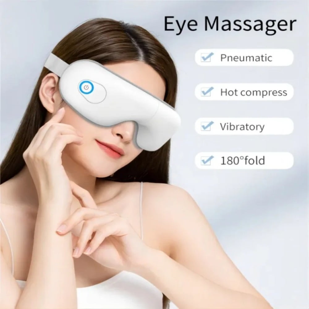 4D Smart Airbag Eye Massager Hot Compress Vibration Eye Care Instrument  Bluetooth Eye Massage Glasses Fatigue Pouch & Wrinkle - Walmart Business  Supplies