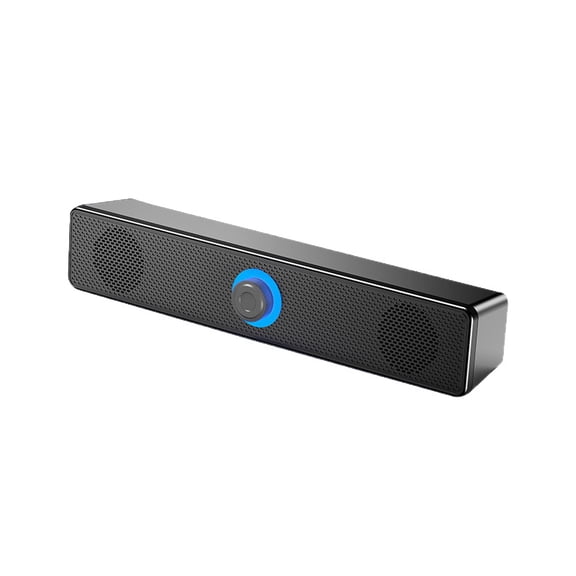 4D Surround Bluetooth Soundbar Computer Speaker, Ergonomic 15 Angle Desktop Speaker